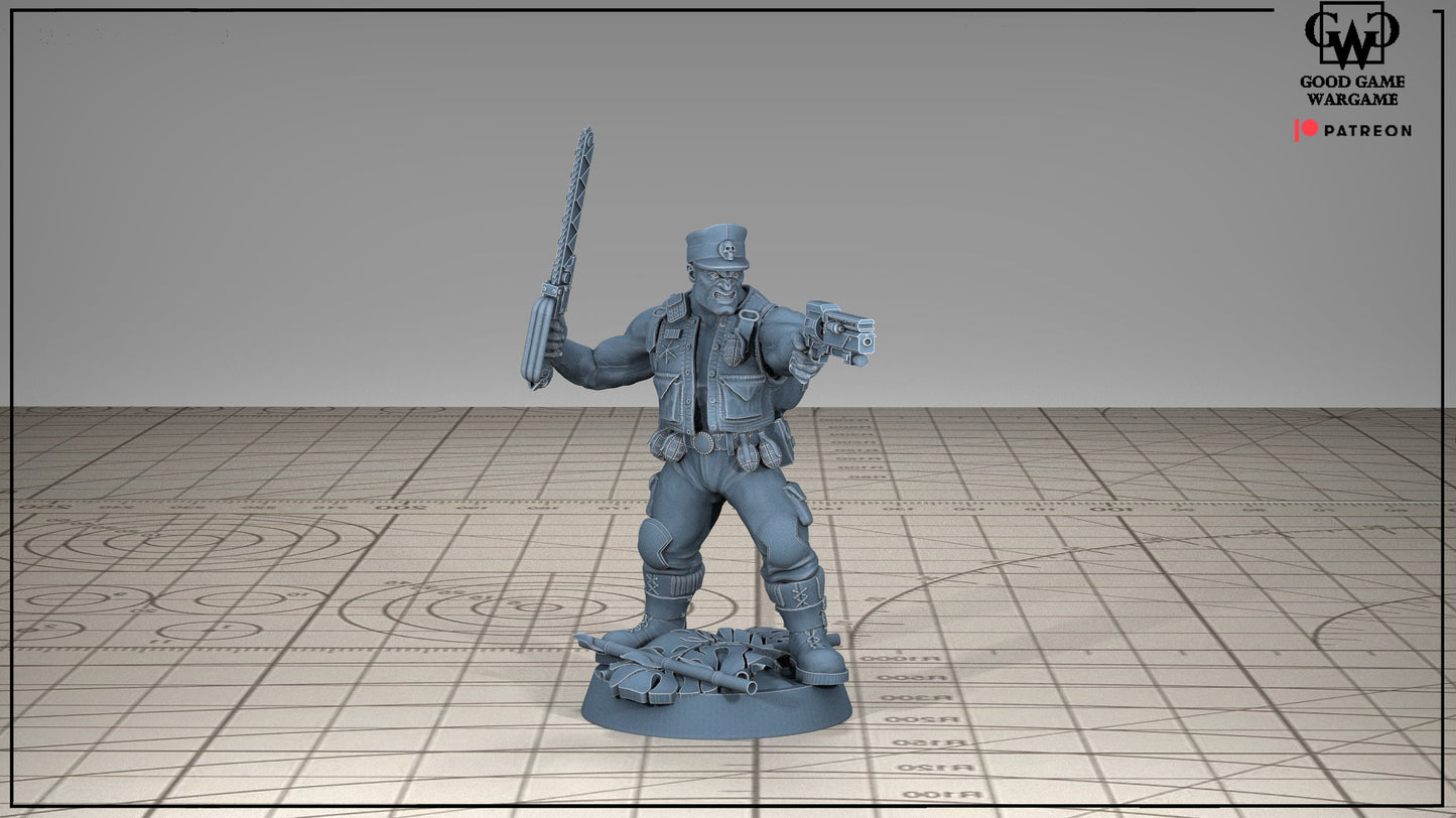 10 x HQ - Head Quarters Imperial Jungle Fighters of the Warrior Guard Division- Patrol Combat Korps Assembled