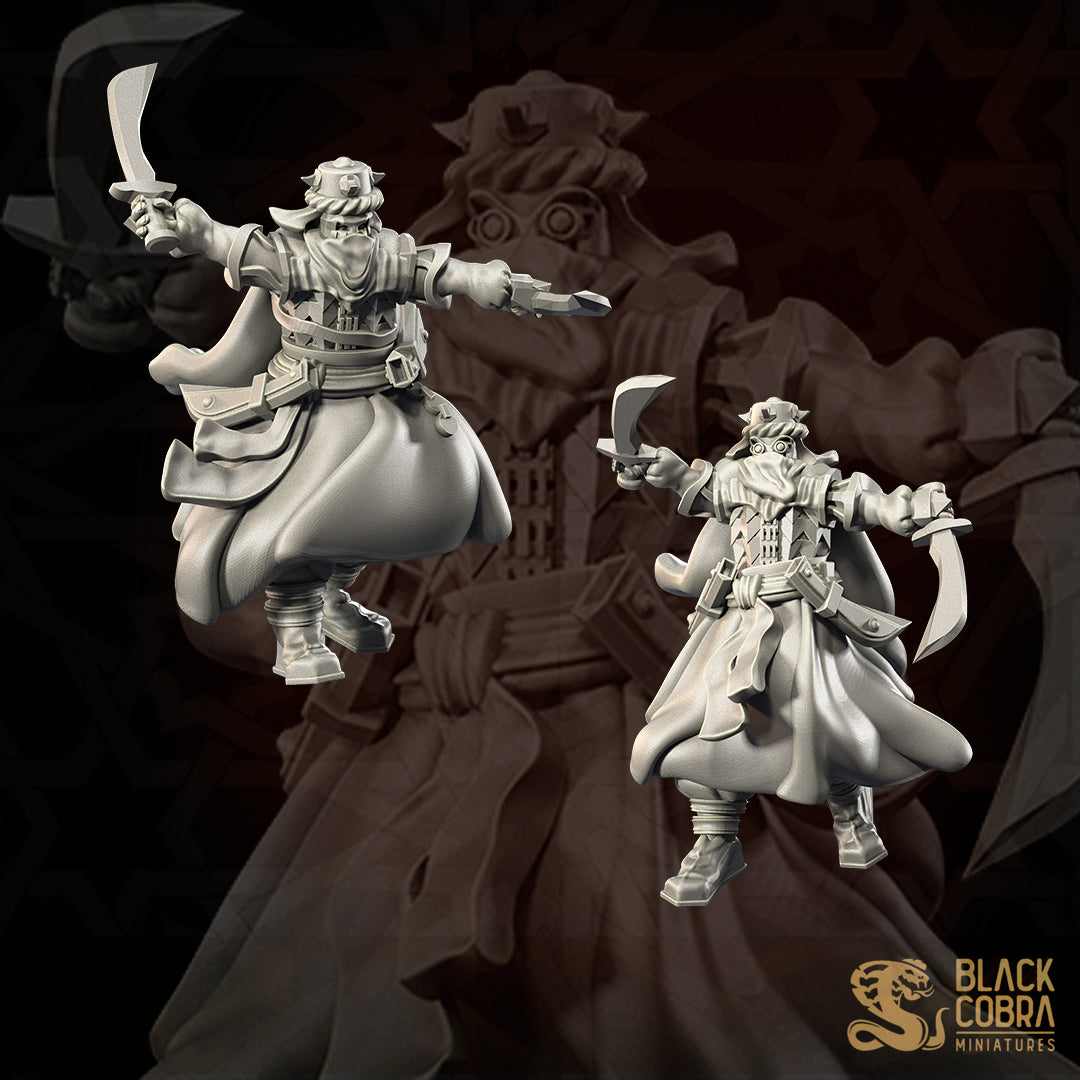 2 x Iron Dervishes from Iron Trenchers - Sultanate - Trench Crusade Proxy