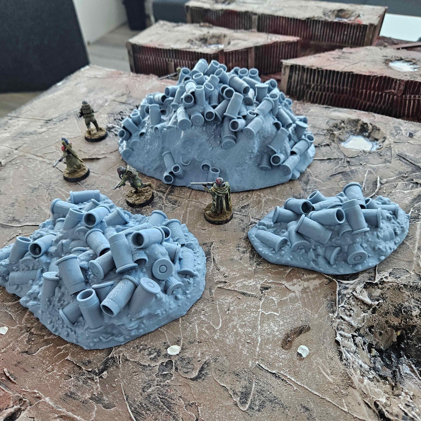 Artillery Piles - Scatter Terrain - FDM - Wargaming Scenery / Terrain - Tabletop Trench War - 28/32mm