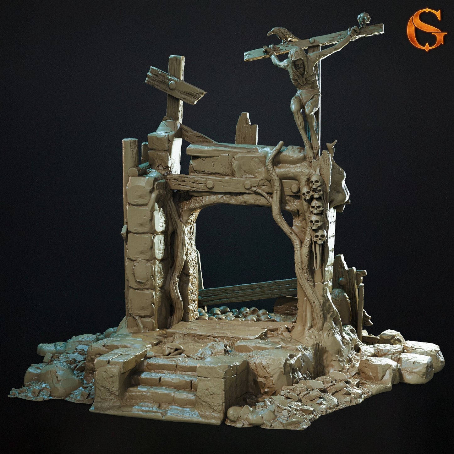 Scatter wall #3 Styled for Trench Crusade Scatter Terrain (Copy)