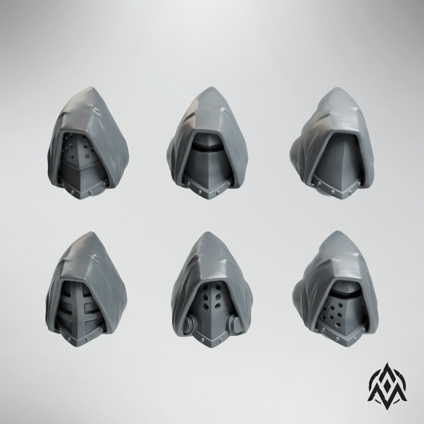 20 x hooded crusader helmets