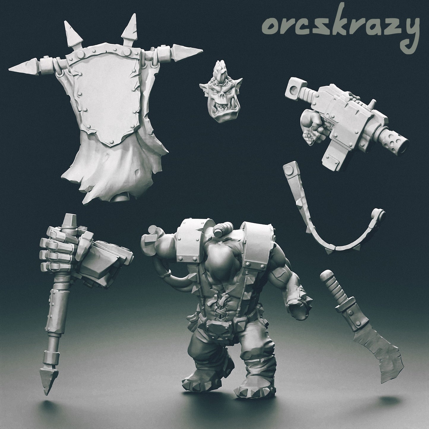 Ork Banner Boy! - OrksCrazy - Orkaz Orcs Gobbo