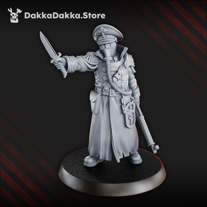 Lieutenant #1 - Steel Union / New Antioch Proxy by Dakka Dakka - Trench Crusade Proxies