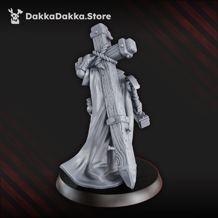 Trench Cleric Proxy - New Antioch - for Trench Crusade Tabletop Game - Steel Union -