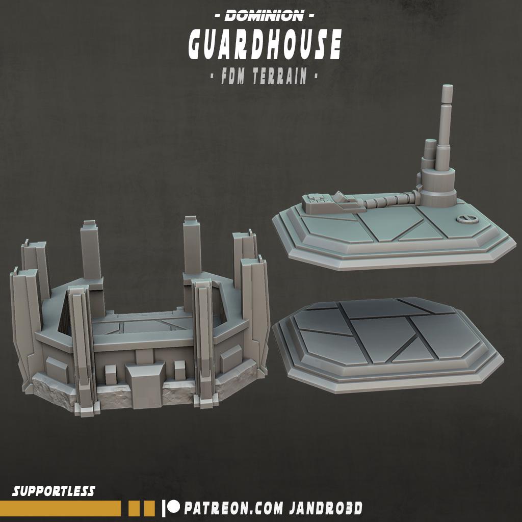 Guardhouse - Jandro - Suitable for Star Wars Legion Scale.