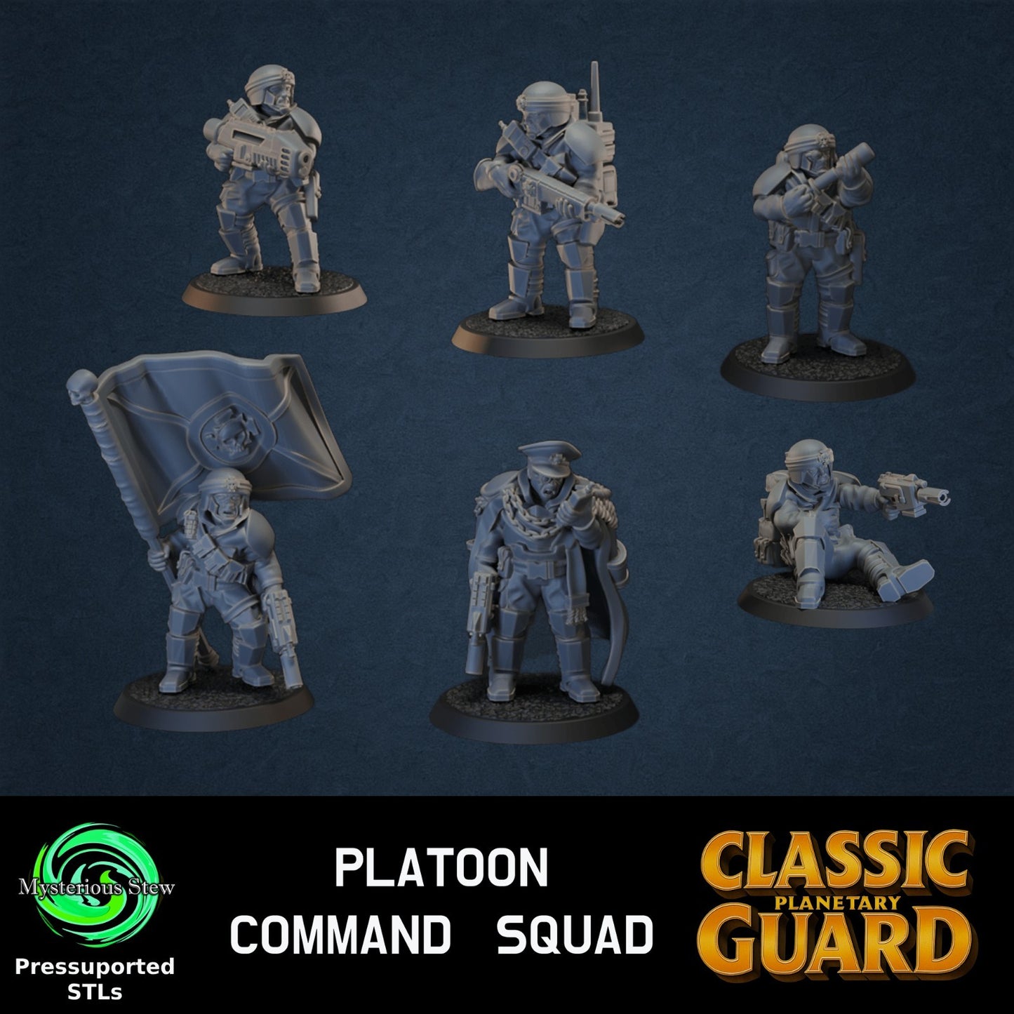 Classic Command Squad x 6 - Classic Style by Mysterious Stew