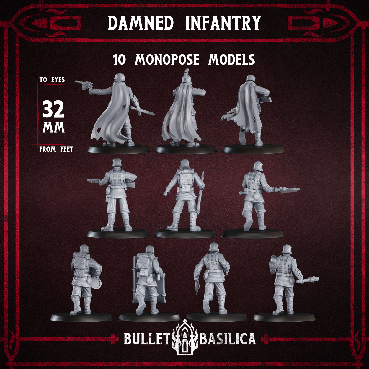10 x Damned Infantry Squad