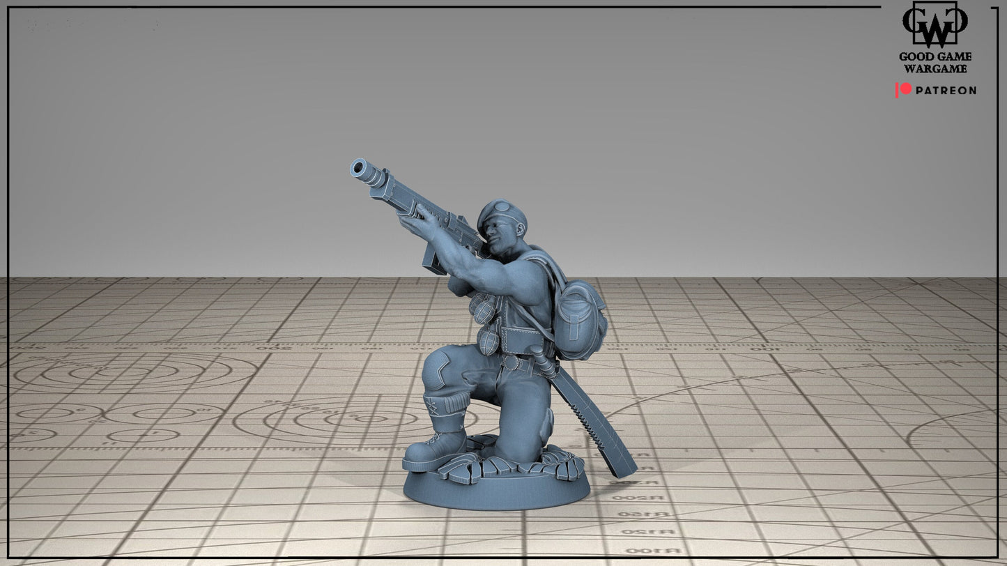 10 x Imperial Jungle Fighters of the Warrior Guard Division Squad 2 -Patrol Combat Korps Assembled -Militarum