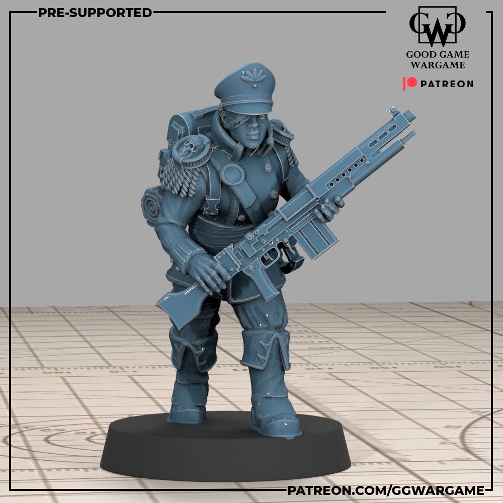 11 x Female Womens Imperial Fighters of the Warrior Guard Division- Patrol Combat Korps Assembled