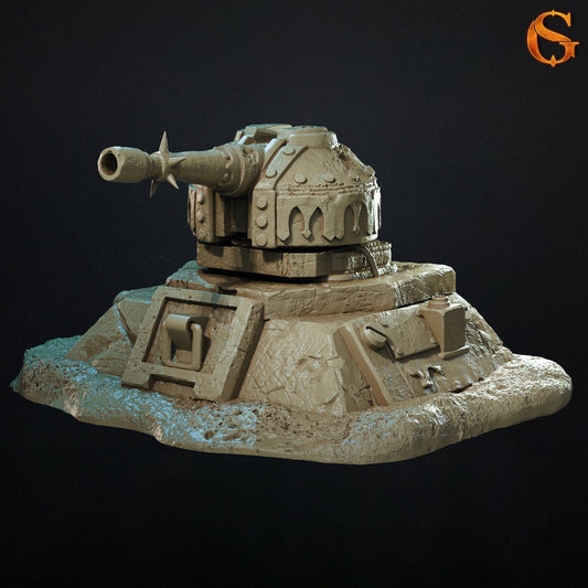 Artillery Bunker #2 Styled for Trench Crusade Scatter Terrain
