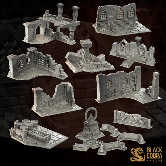 10 x Iron Sultanate Terrain - Trench Crusade Scenery Proxy