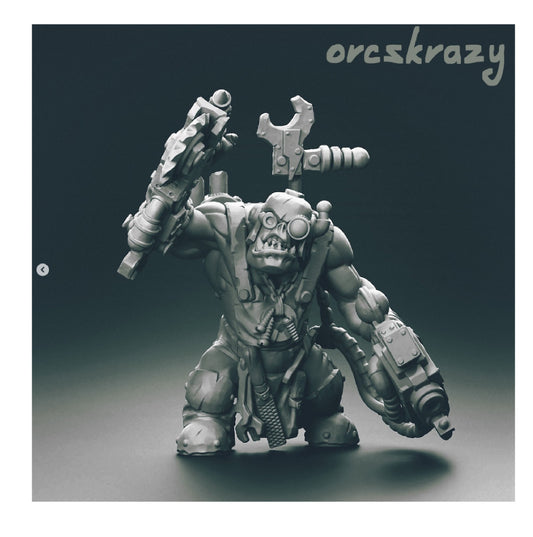 MekBoy TekBoy Mechboy Tech of the Mech Ork Mechanic - OrksCrazy - Orkaz Orcs Gobbo