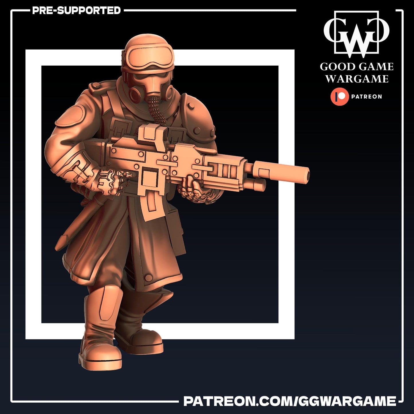 Steel Legion Squad - Imperial Division Guard Militarum