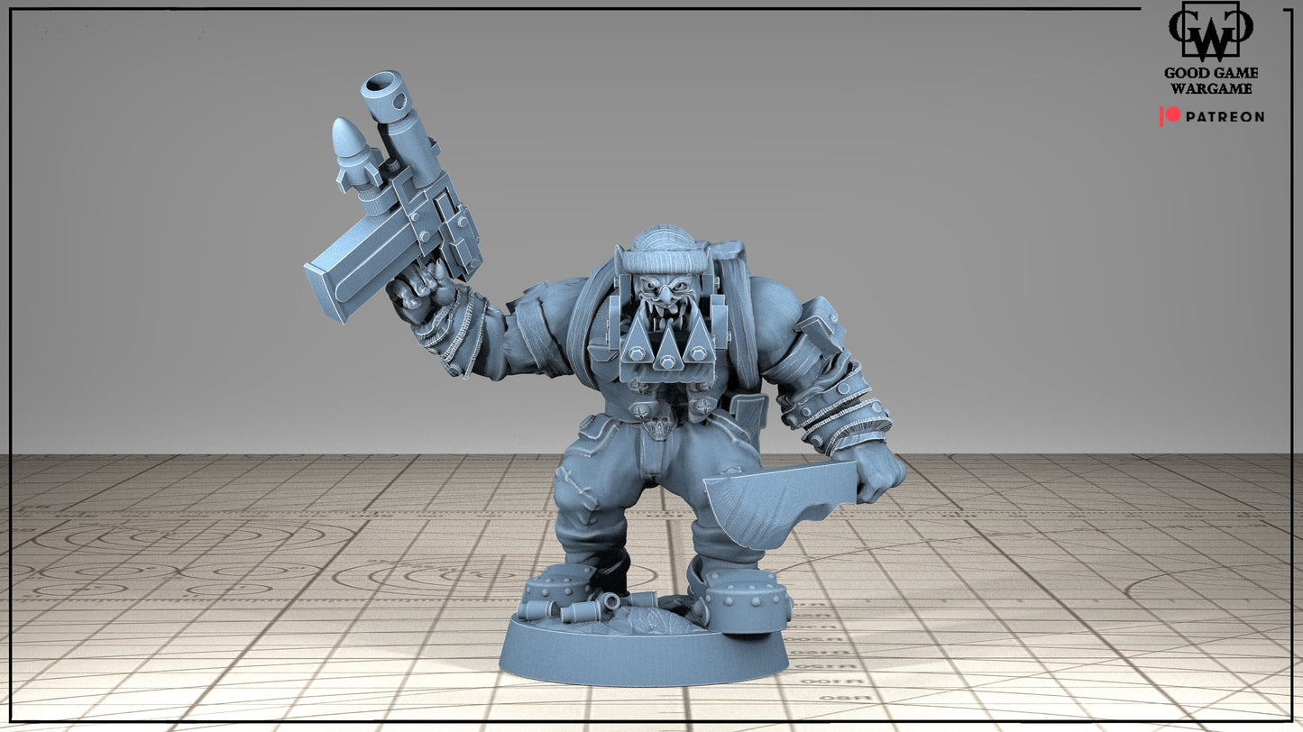 10 x Orkaz Ork Orc Boyz Big Tootha - Nobz Nob, Shoota Boys - Patrol of Combat - Killest of Teams - Squad 2