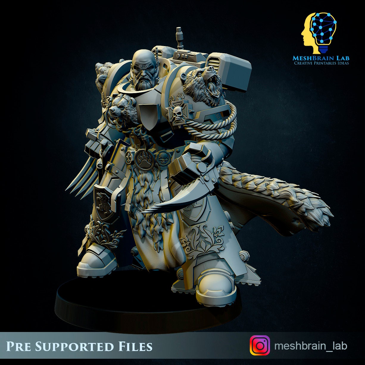 Imperial Marine Master of The Order of The Beast - Marine of Space - Big Lightning Claws