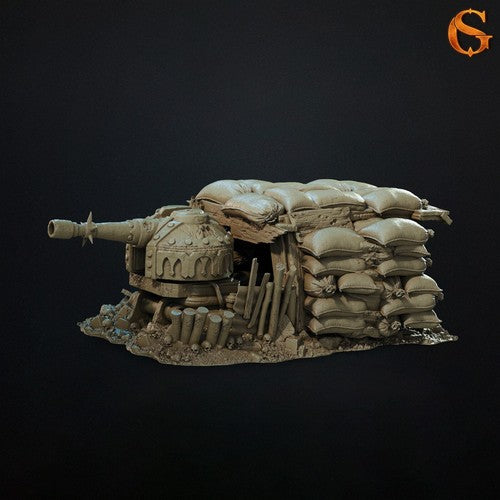 Heavy Bunker Styled for Trench Crusade Scatter Terrain