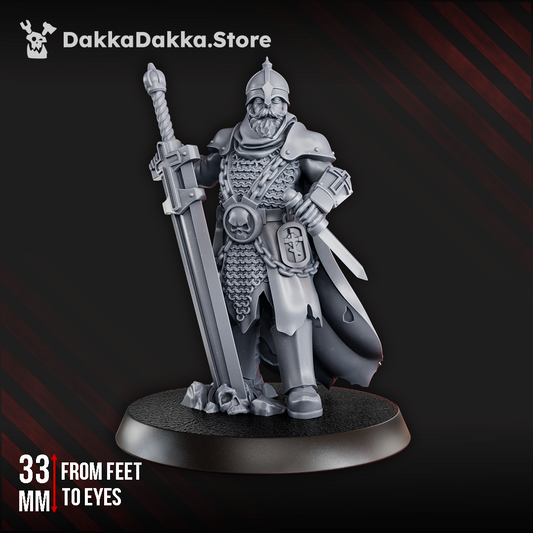 Lieutenant - Steel Union / New Antioch Proxy by Dakka Dakka - Trench Crusade Proxies