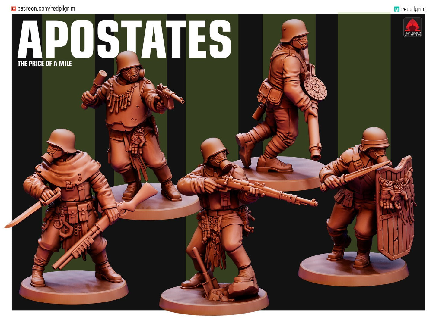 Apostates / Trench Heretics - Red Pilgrim