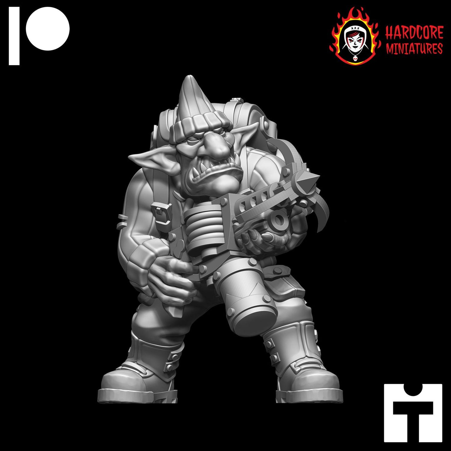 Brit Ork Kommando Squad - Hardcore Miniatures - Modular Ork Boyz