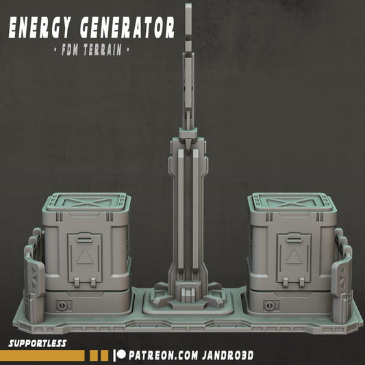 Energy Generator - Jandro - Suitable for Star Wars Legion Scale.