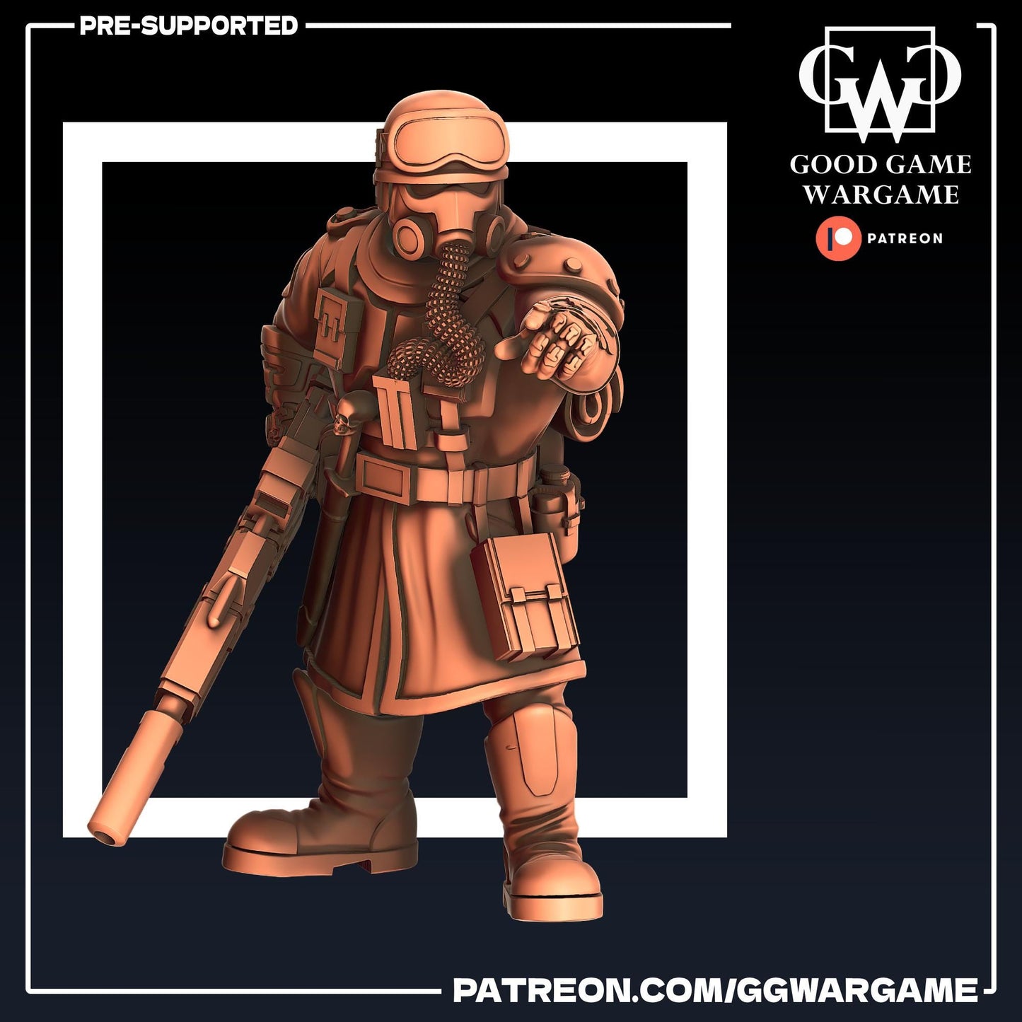 Steel Legion Squad - Imperial Division Guard Militarum
