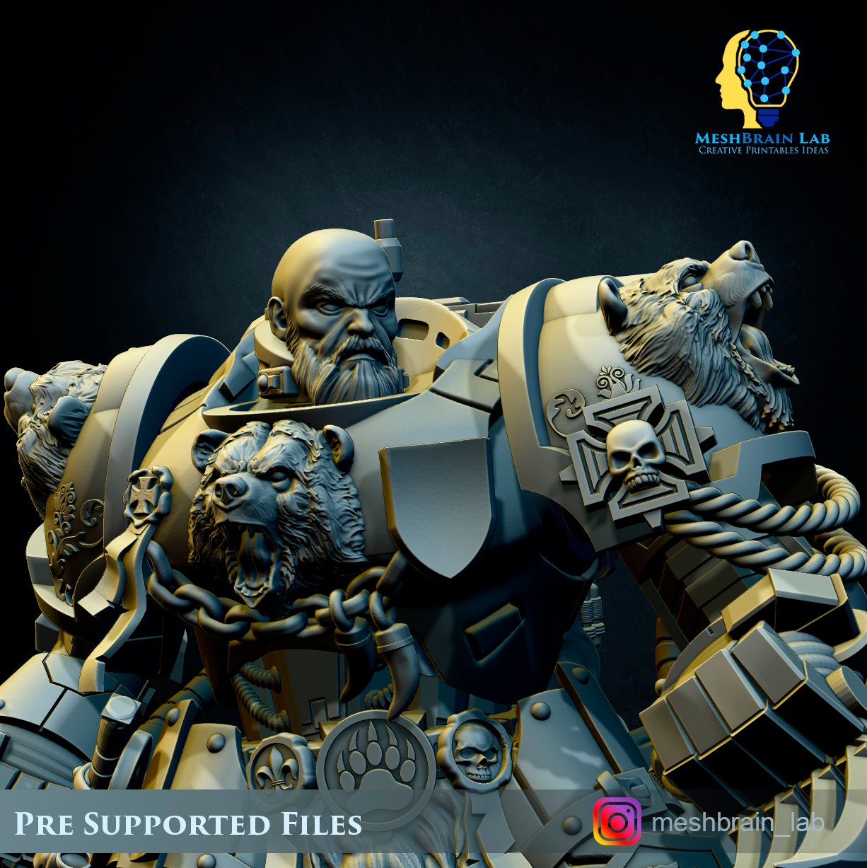 Imperial Marine Master of The Order of The Beast - Marine of Space - Big Lightning Claws