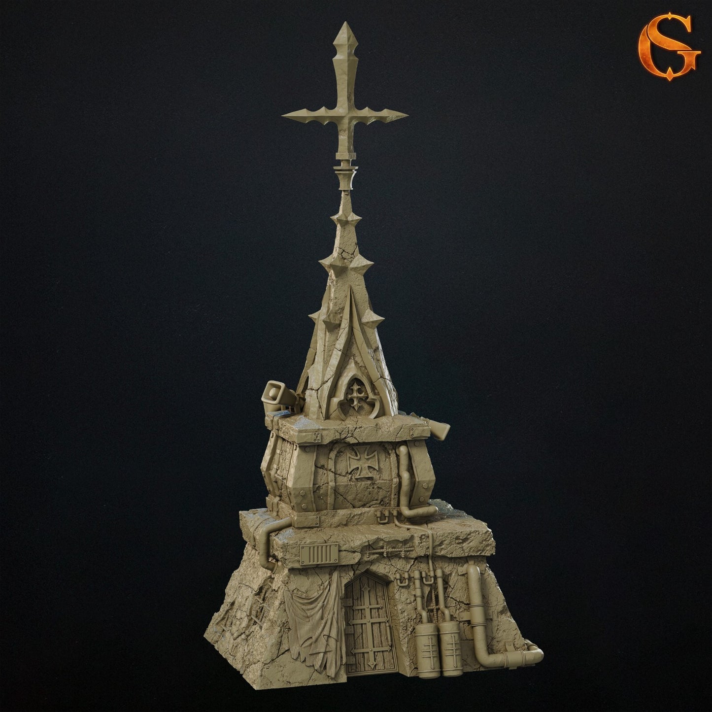 Battlefield Church Styled for Trench Crusade Scatter Terrain