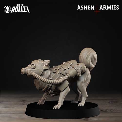 Combat Dogs - Holy Shogunate - Trench War Proxies - Tabletop Gaming - Ashen Armies. Trench Crusade Compatiable.