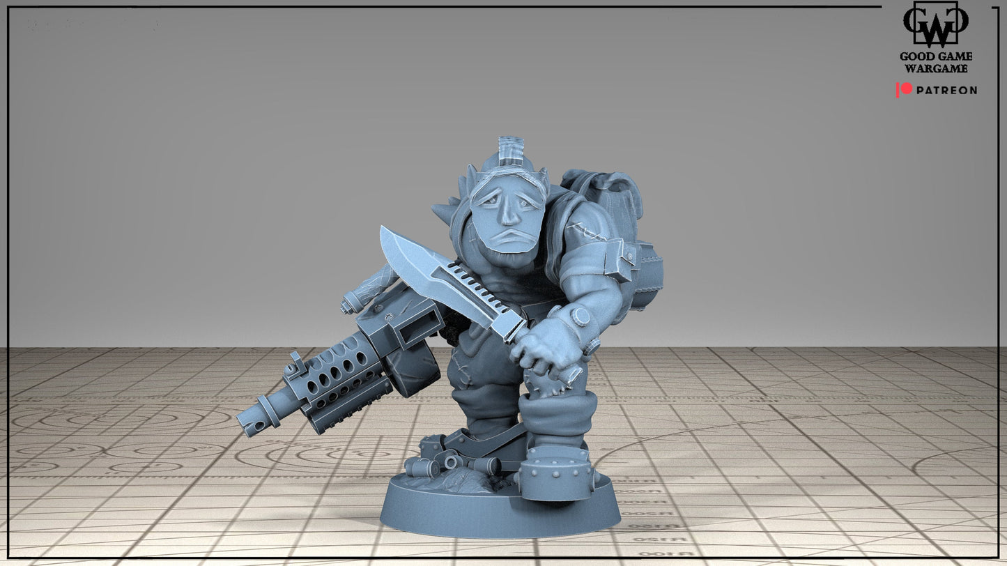 10 x Orkaz Ork Orc Boyz Big Tootha - Nobz Nob, Shoota Boys - Patrol of Combat - Killest of Teams - Squad 2