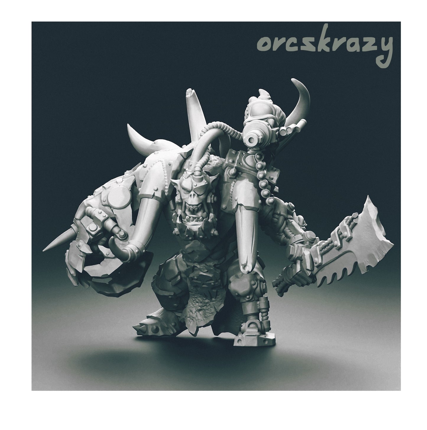 Kibork Ork Boss Boy - OrksCrazy - Orkaz Orcs Gobbo