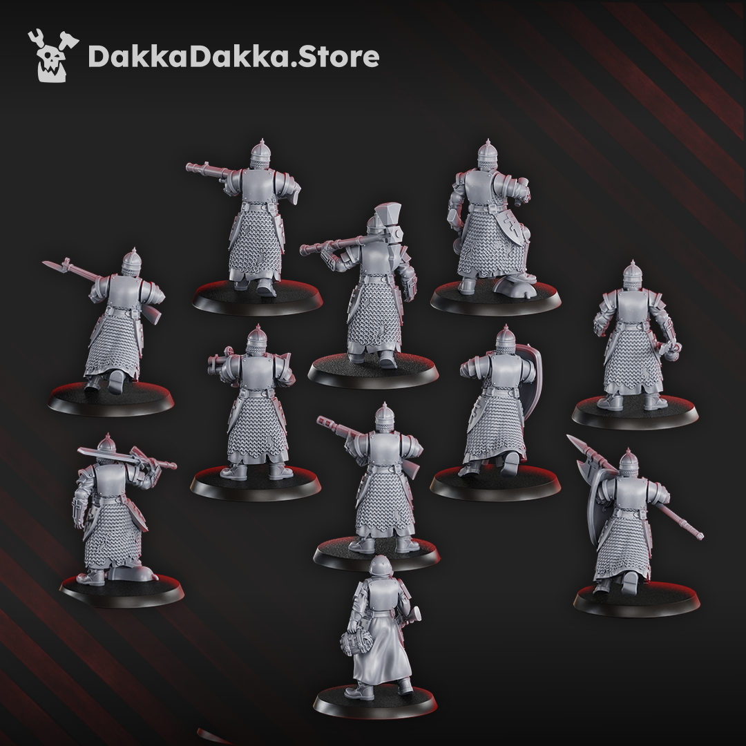 Holy Steel Battalion / Storm Troopers - Steel Union / New Antioch Proxy by Dakka Dakka - Trench Crusade Proxies