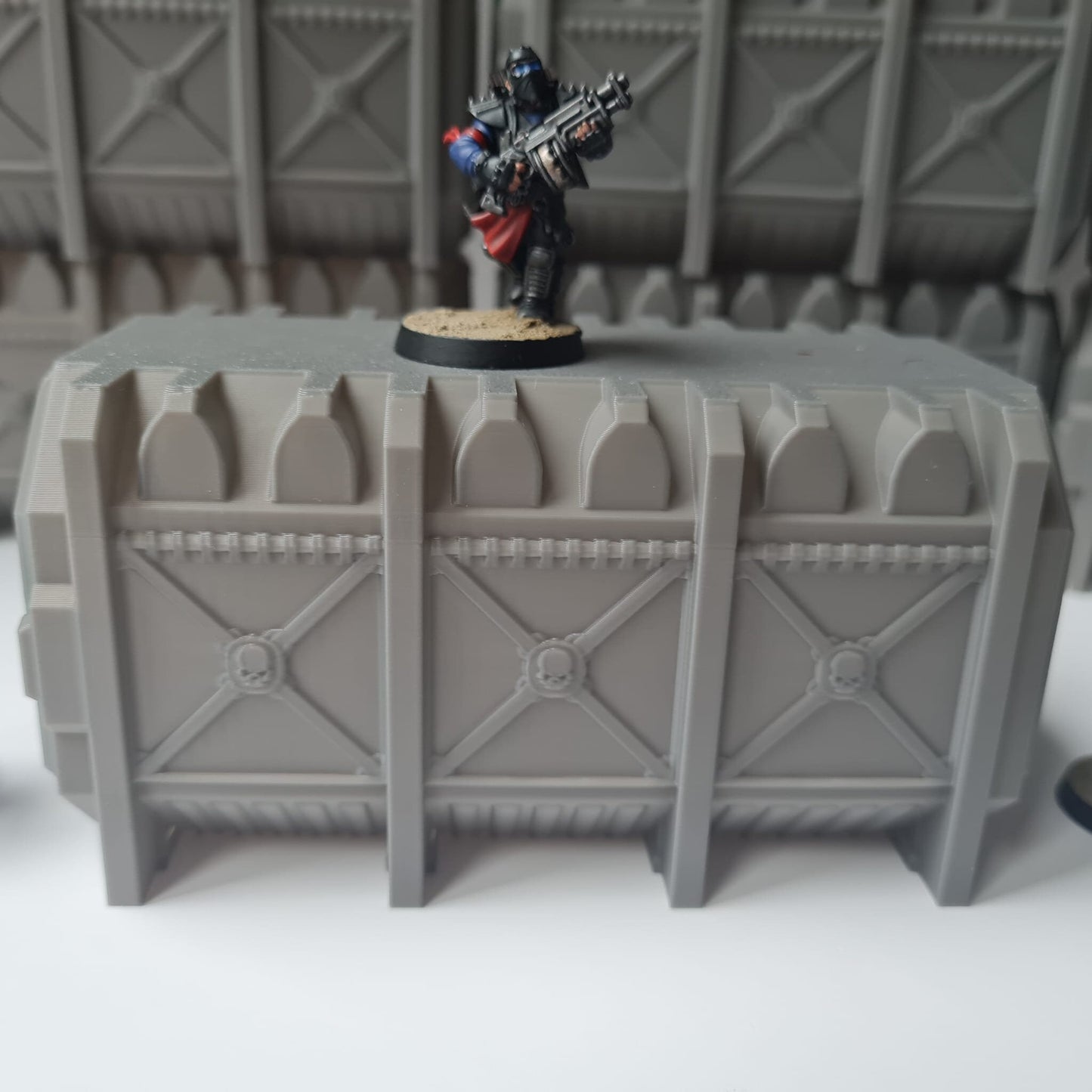 10 x Industrial Armoured Containers Terrain - Tabletop Bundle -