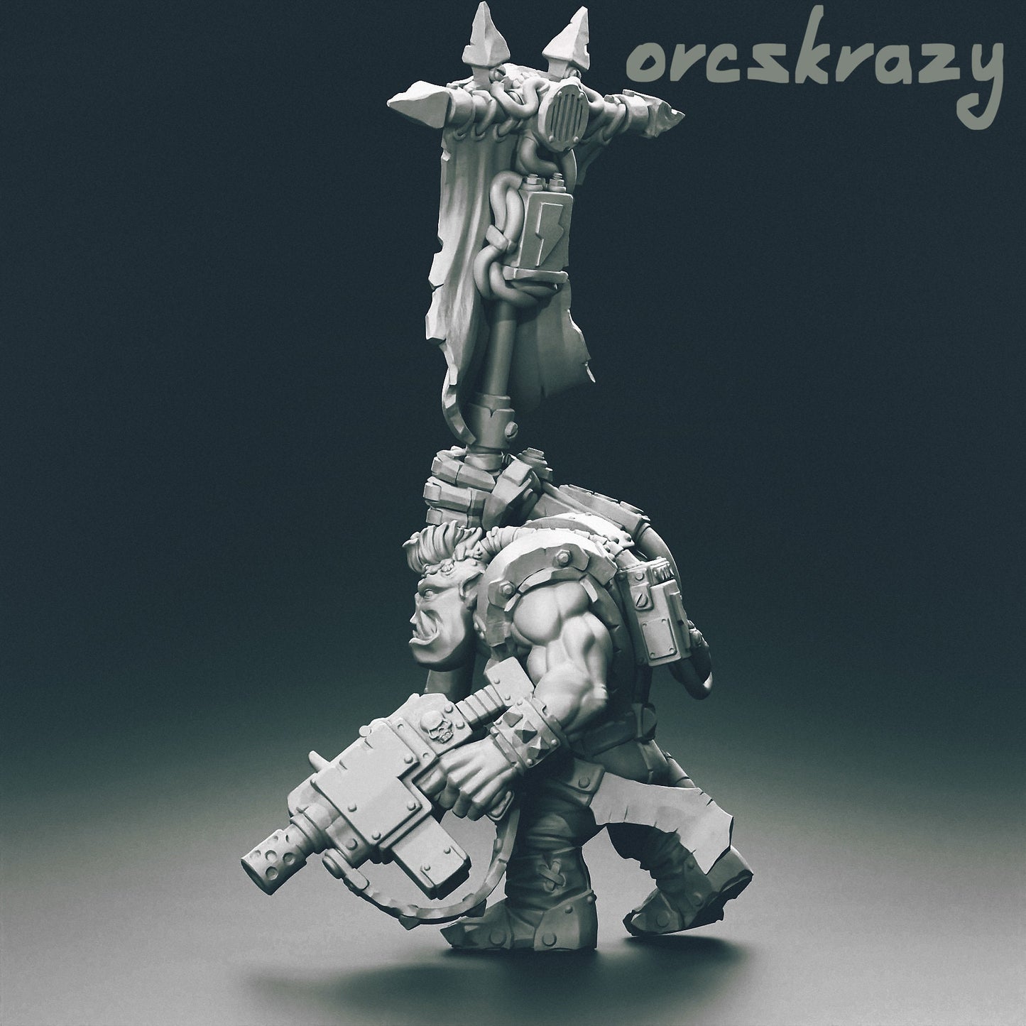 Ork Banner Boy! - OrksCrazy - Orkaz Orcs Gobbo