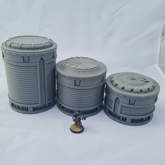 Plasma Containers - Terrain - Tabletop Industrial Miniature Wargaming Terrain