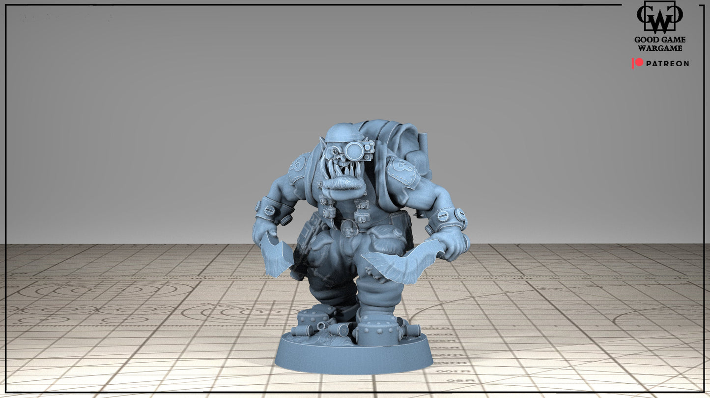 10 x Orkaz Ork Orc Boyz Big Tootha - Nobz Nob, Shoota Boys - Patrol of Combat - Killest of Teams - Squad 2