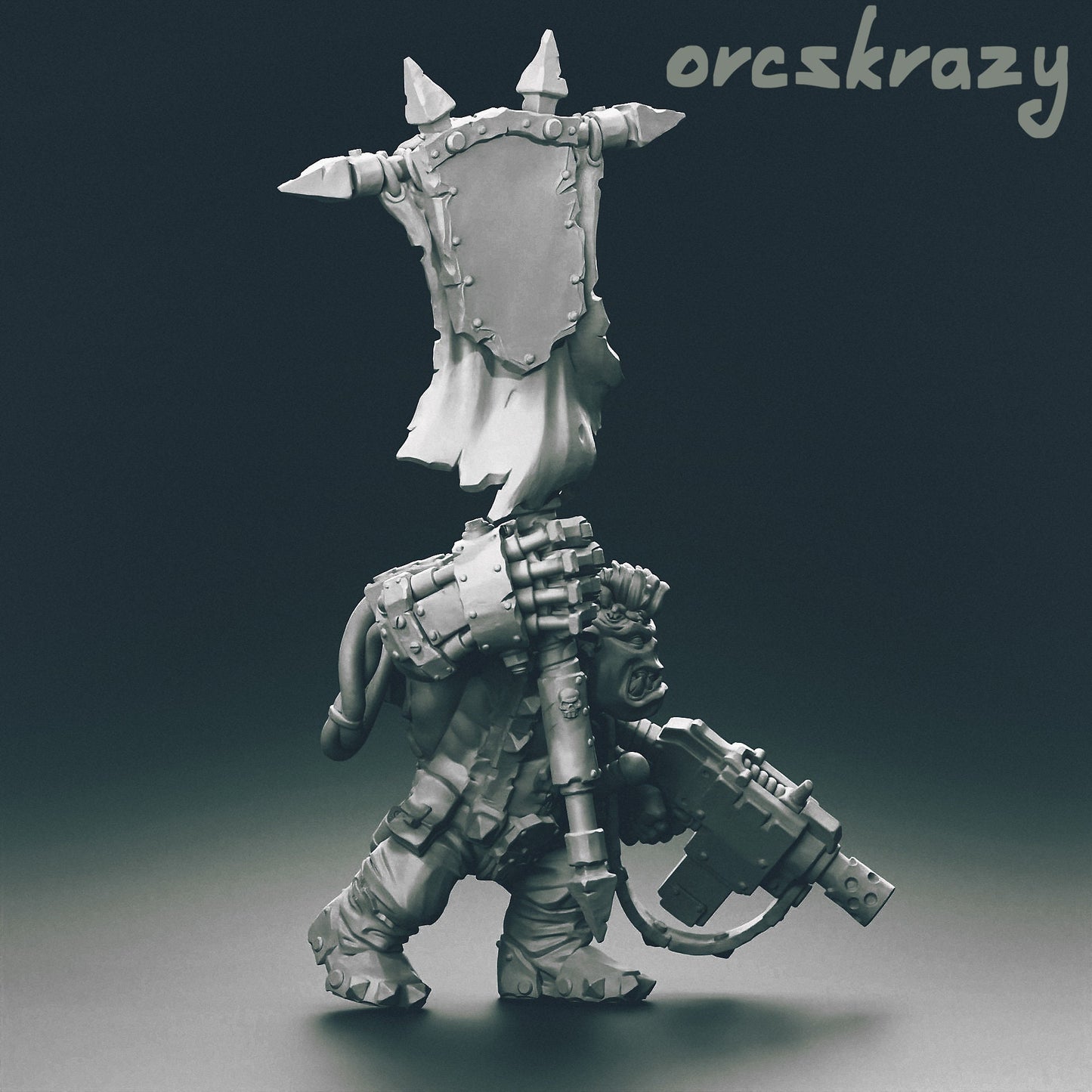 Ork Banner Boy! - OrksCrazy - Orkaz Orcs Gobbo