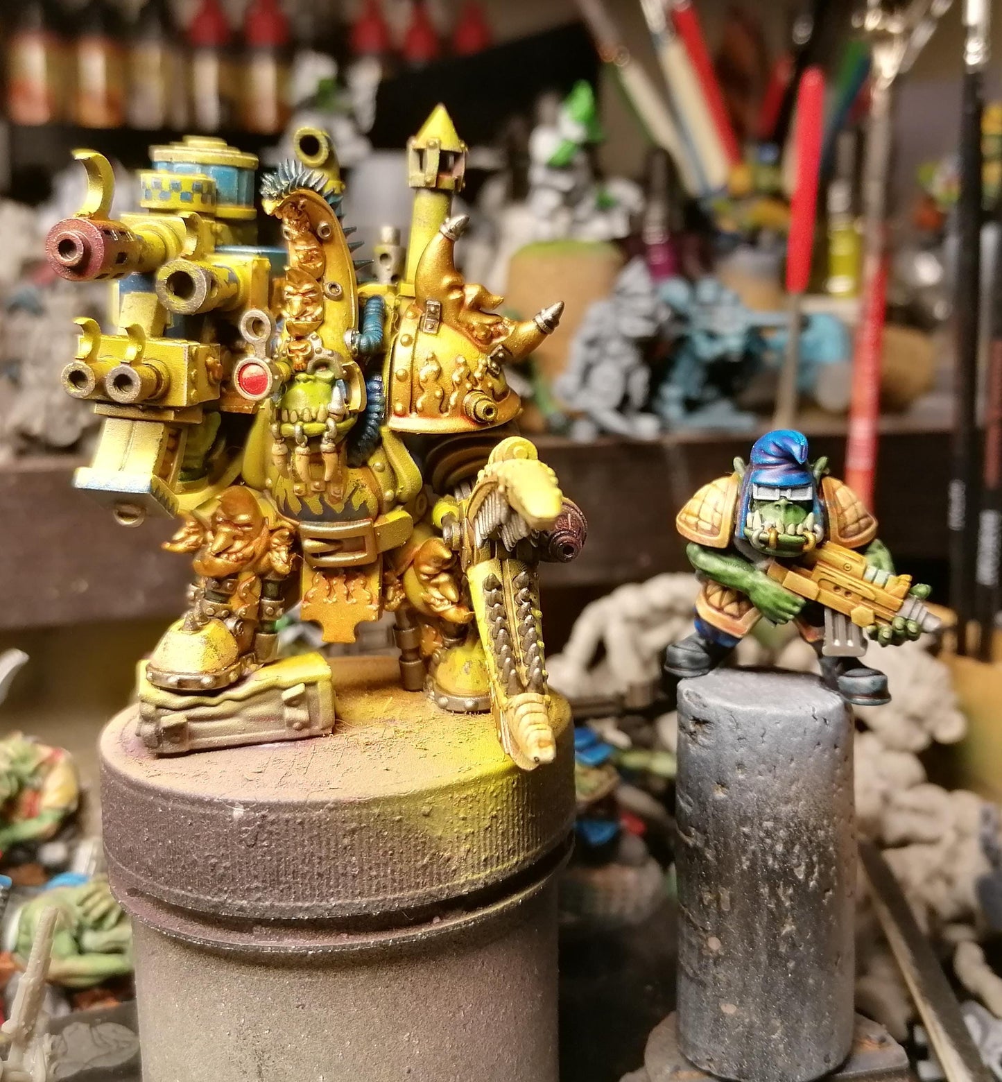 Nazdread - Orc Warboss - Sci-Fi Orks - Trollett Orc Ork Boy Model