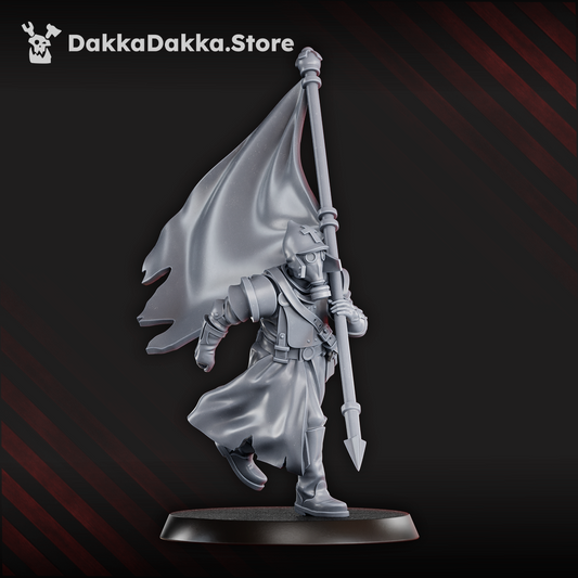 Standard Bearer - Steel Union / New Antioch Proxy by Dakka Dakka - Trench Crusade Proxies