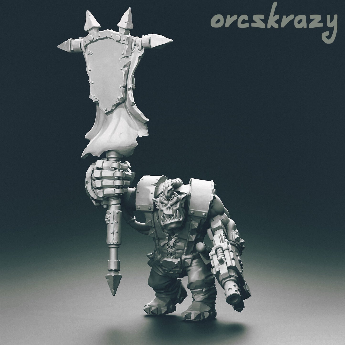 Ork Banner Boy! - OrksCrazy - Orkaz Orcs Gobbo