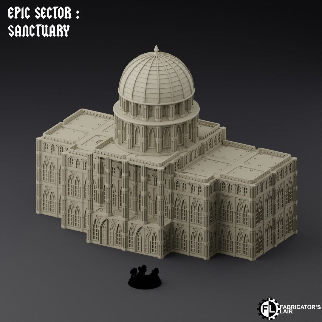 Ruined City Large Building Scatter Terrain - Epic Scale -