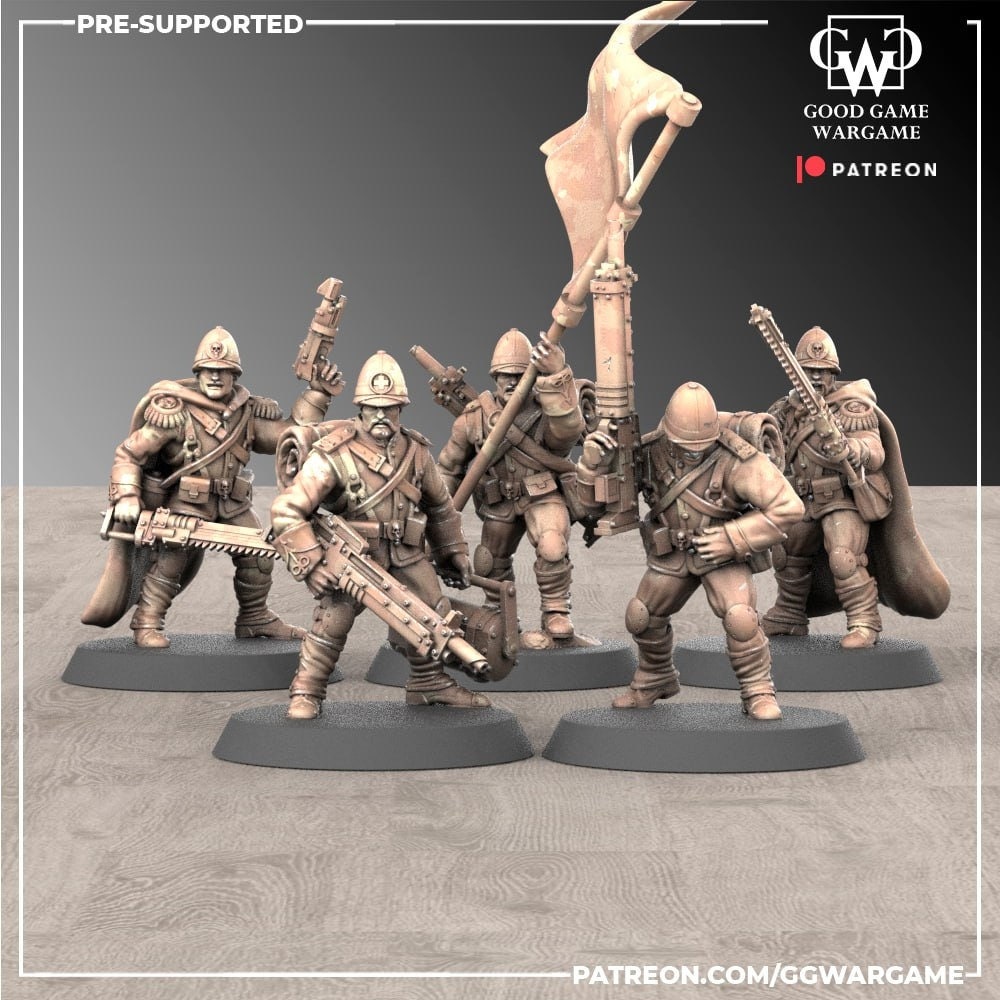 10 x Colonial Warriors of the Imperial Praetorian Division Guard