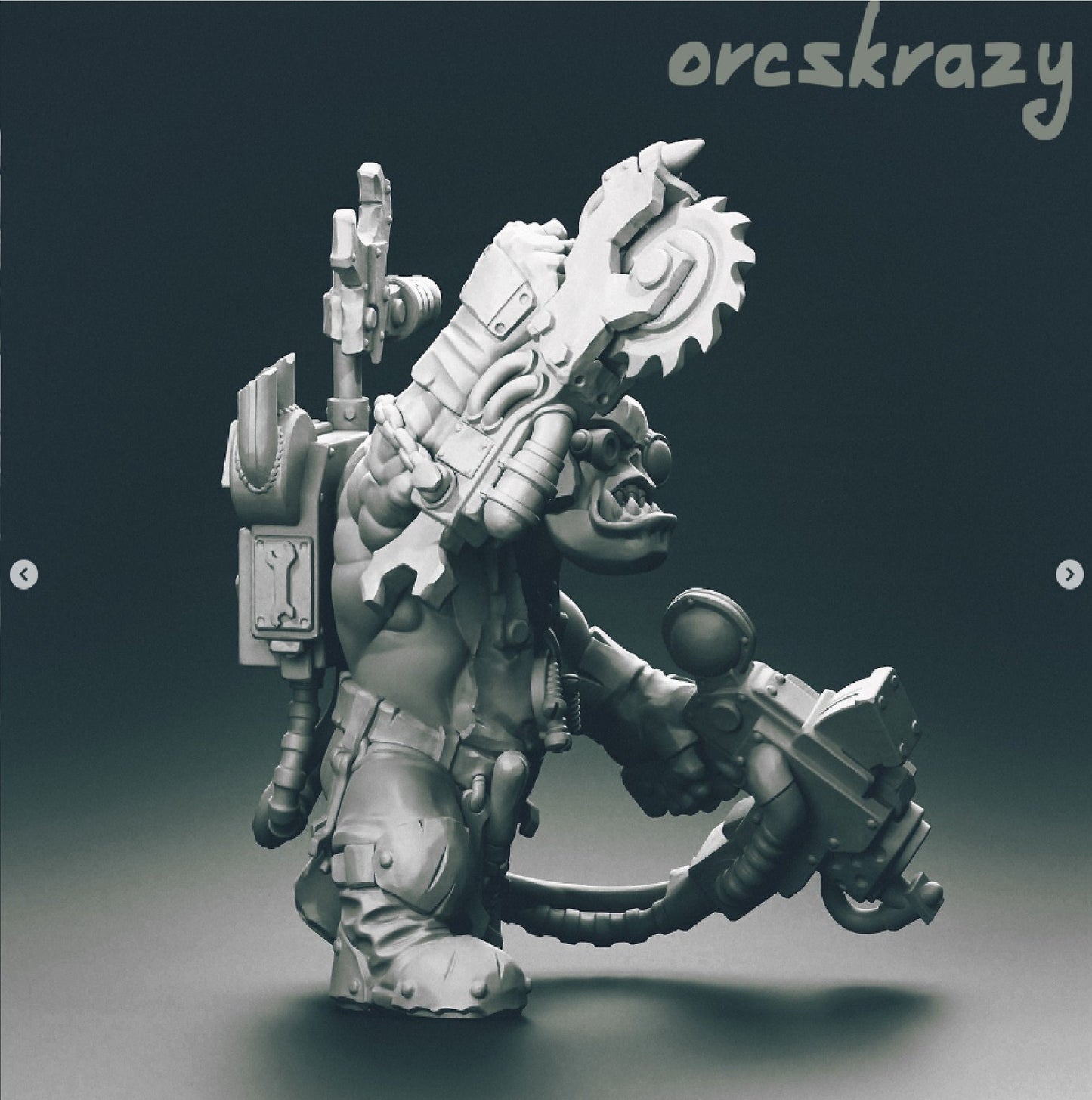 MekBoy TekBoy Mechboy Tech of the Mech Ork Mechanic - OrksCrazy - Orkaz Orcs Gobbo