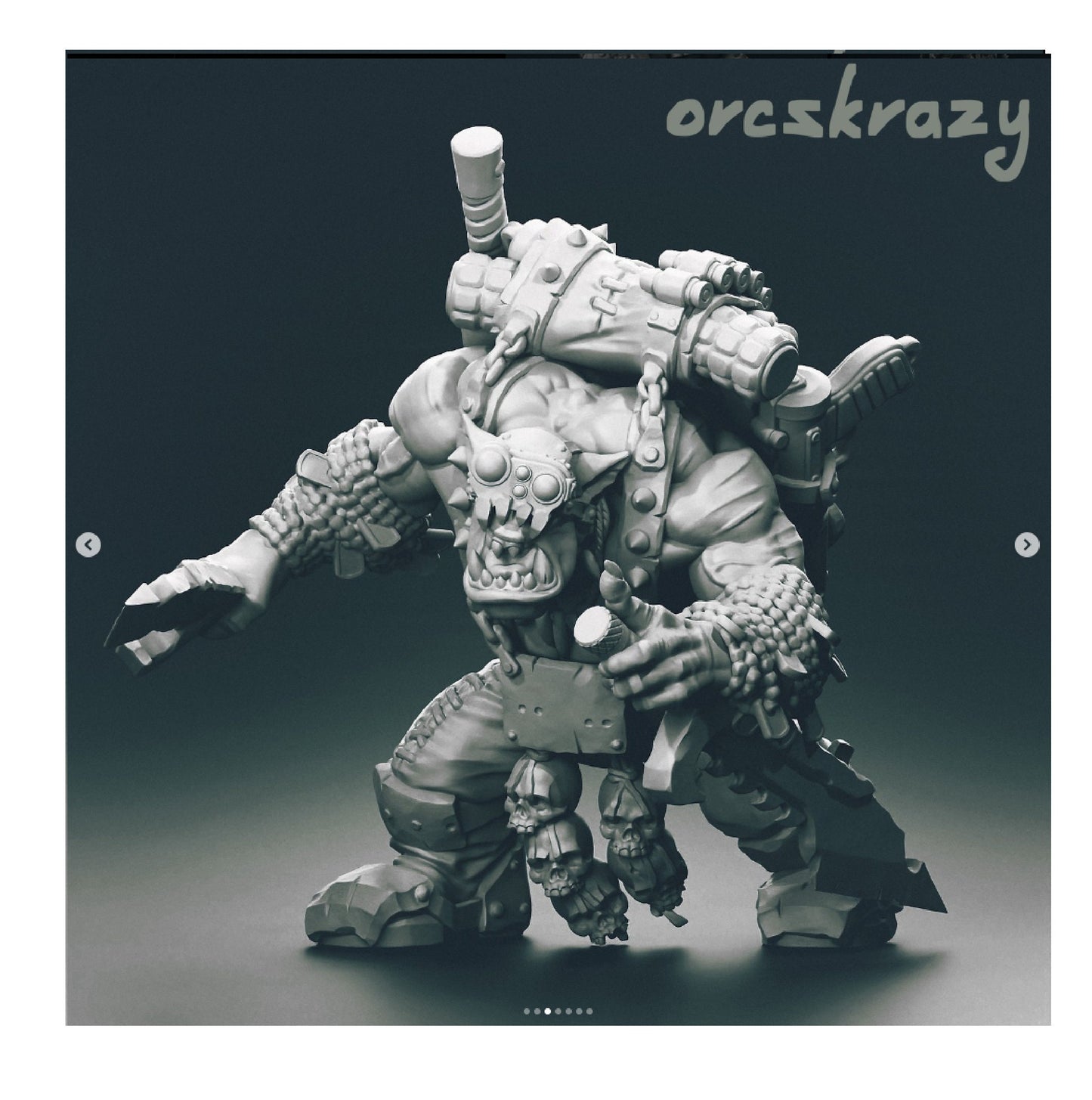 Solder Ork Ninja Snagga - OrksCrazy - Orkaz Orcs Gobbo