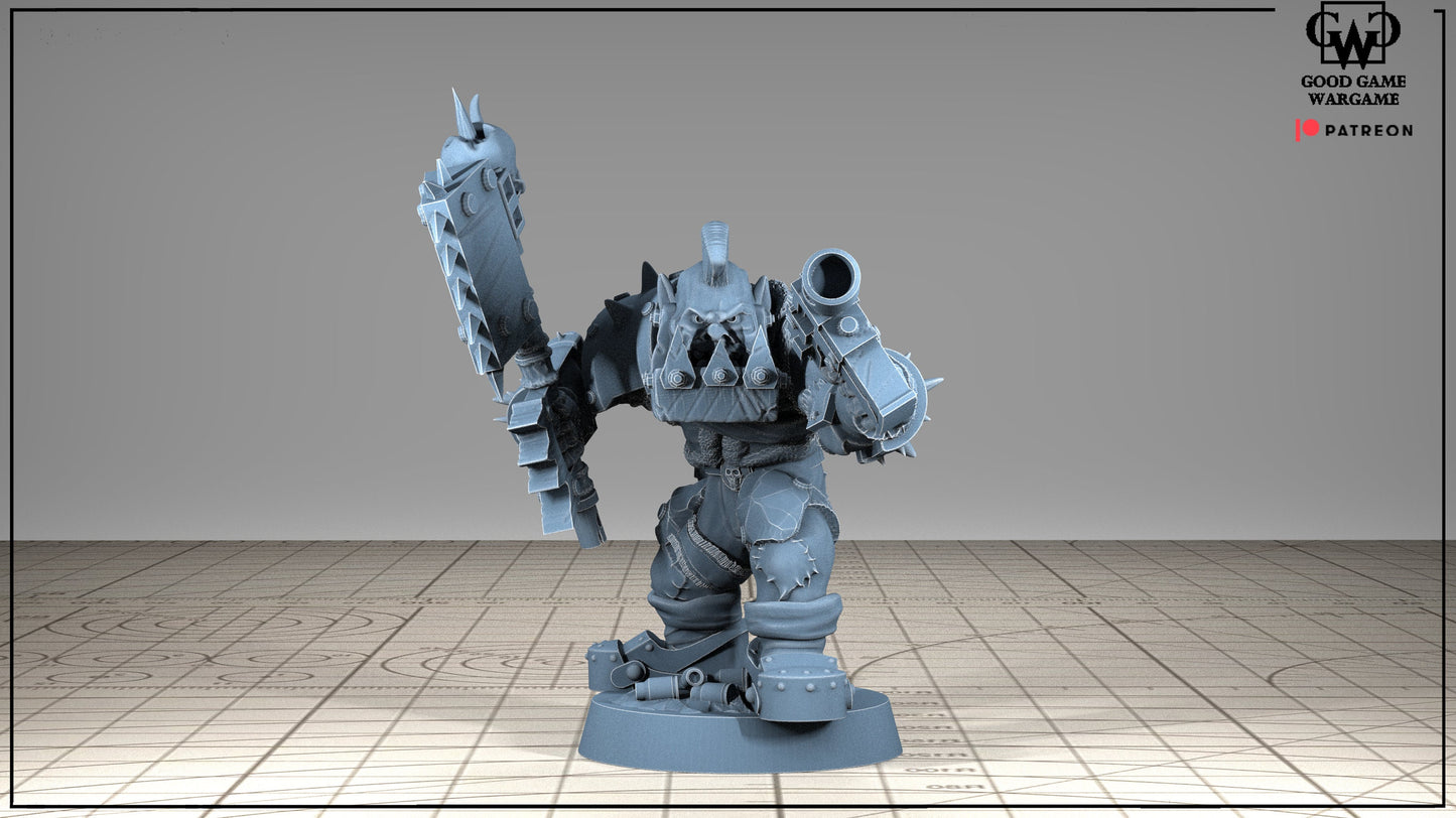 10 x Orkaz Ork Orc Boyz Big Tootha - Nobz Nob, Shoota Boys - Patrol of Combat, Team Kill, Snagg - Squad 3