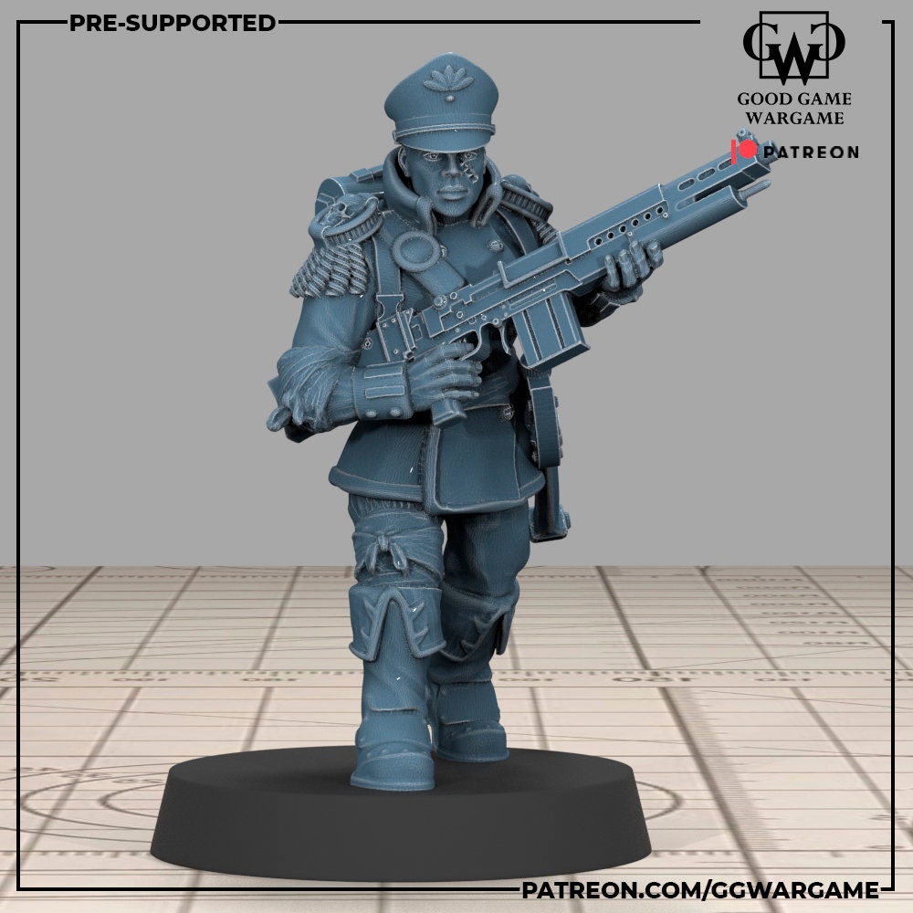 11 x Female Womens Imperial Fighters of the Warrior Guard Division- Patrol Combat Korps Assembled