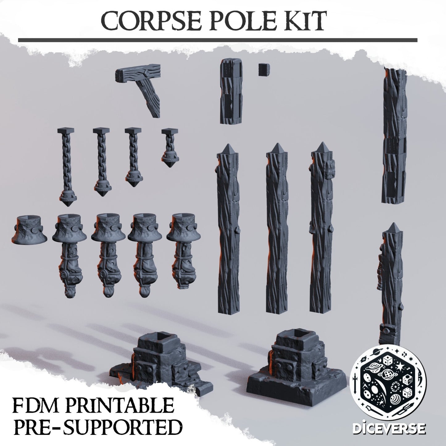 Trench Terrain - Corpse Pole Kit