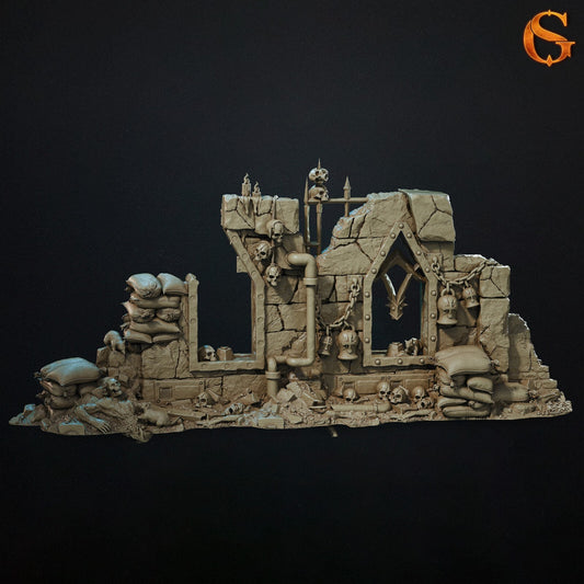 Scatter wall Styled for Trench Crusade Scatter Terrain