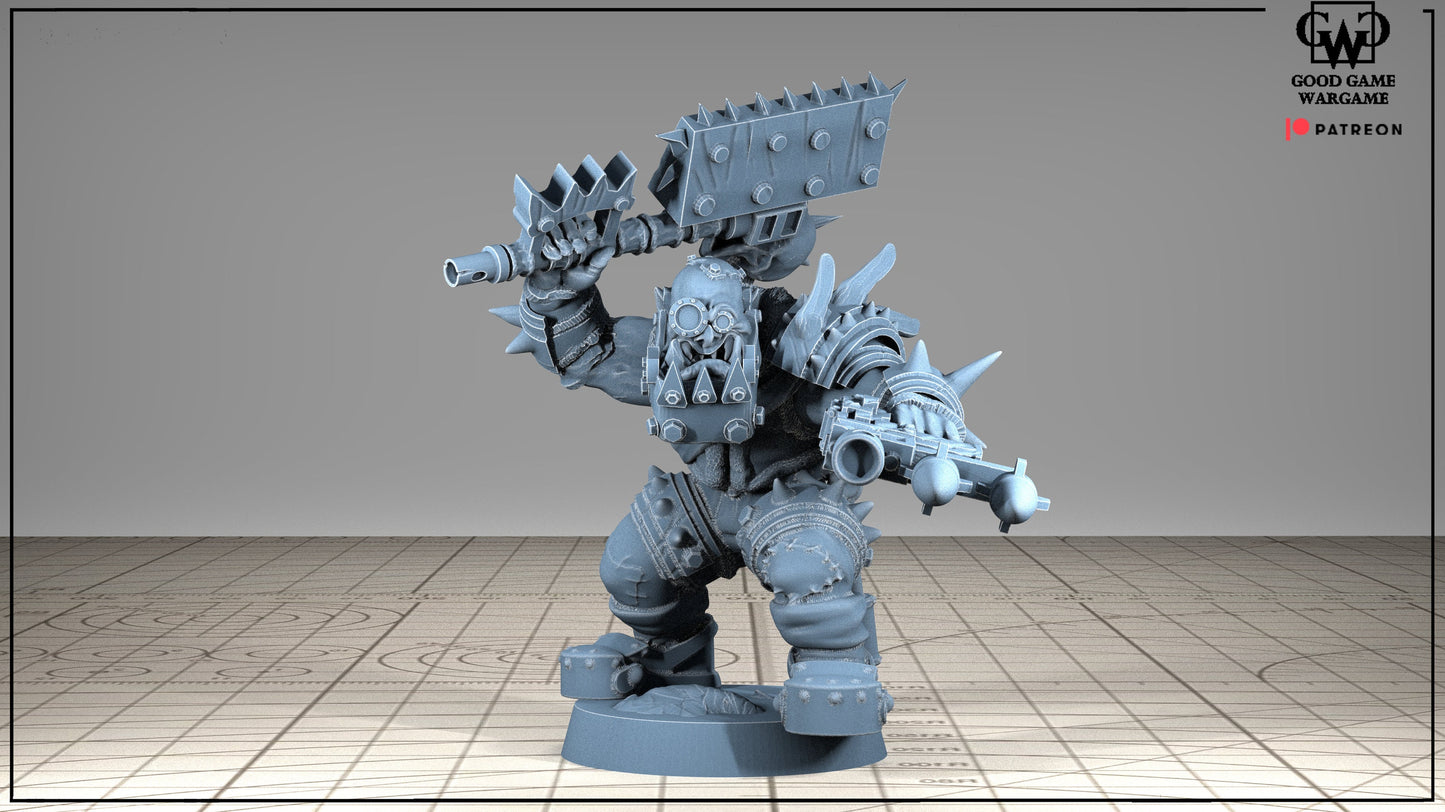 10 x Orkaz Ork Orc Boyz Big Tootha - Nobz Nob, Shoota Boys - Patrol of Combat, Team Kill, Snagg - Squad 3