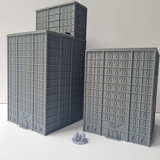 Epic Sky Scraper Large Building Scatter Terrain - Epic Scale -