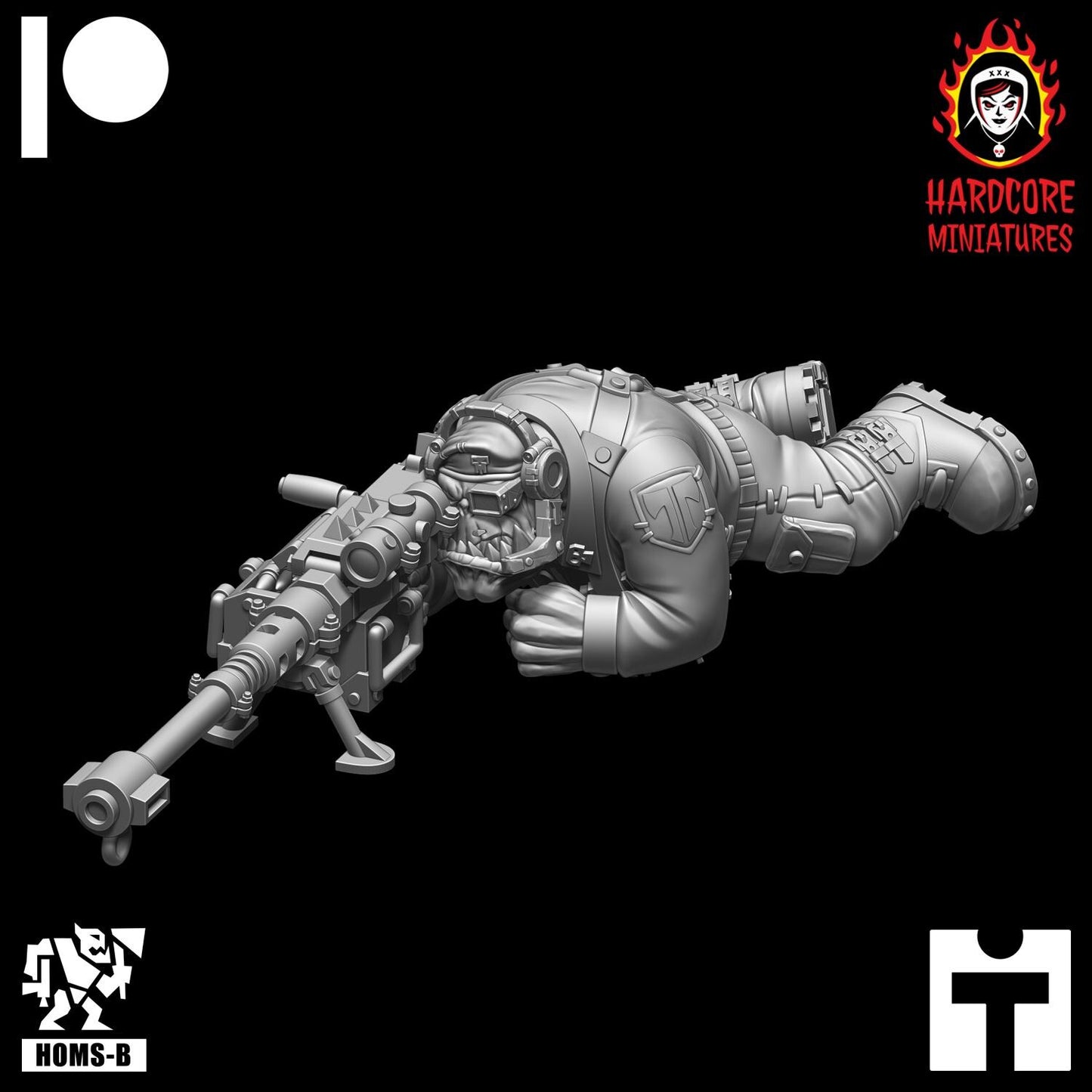 Brit Ork Kommando Squad - Hardcore Miniatures - Modular Ork Boyz